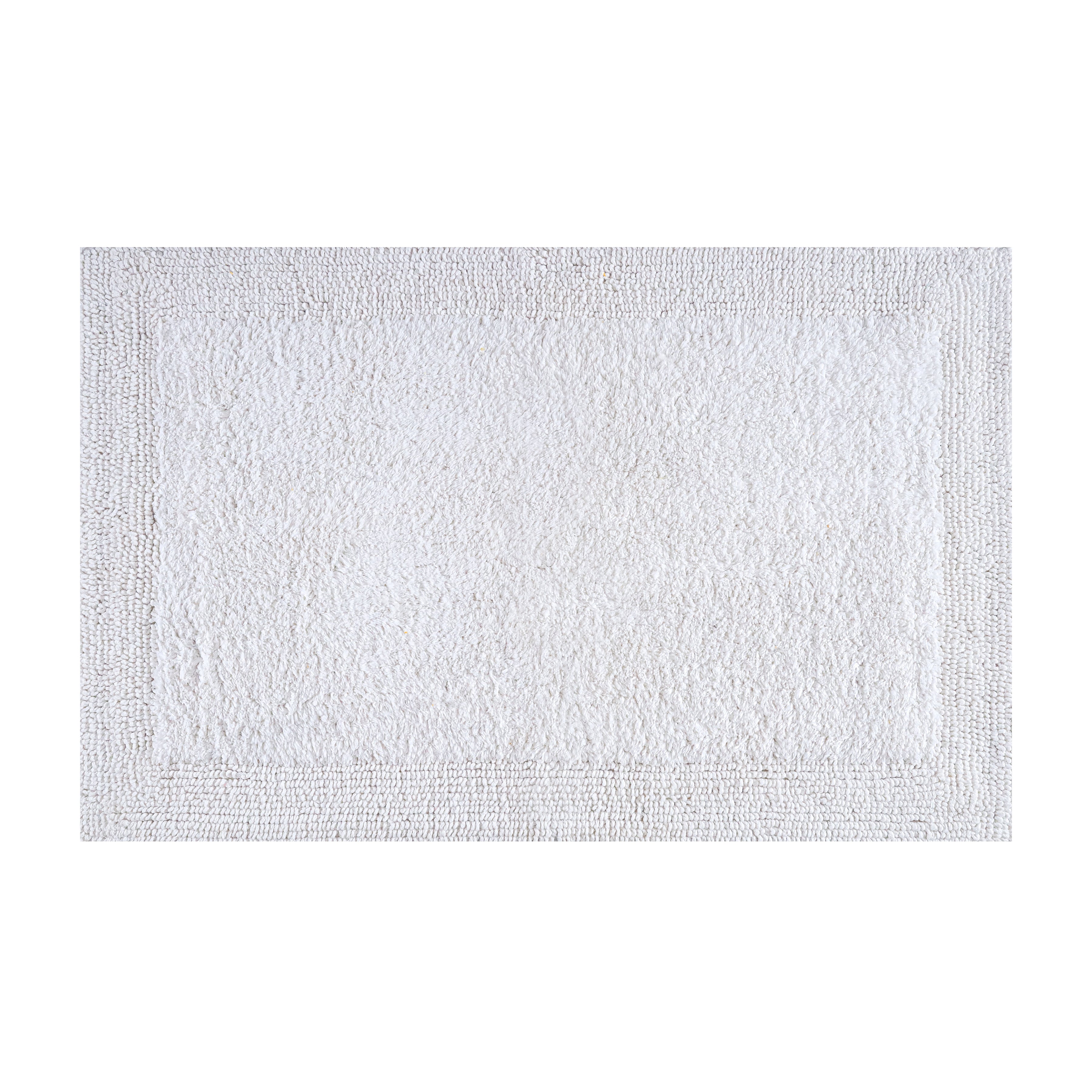 Savi Home Bath Mat Rug  100% Pure Cotton, Super Soft Bath Rugs, Plush & Absorbent, Hand Tufted Heavy Weight Construction, Full Reversible Step Out Rugs