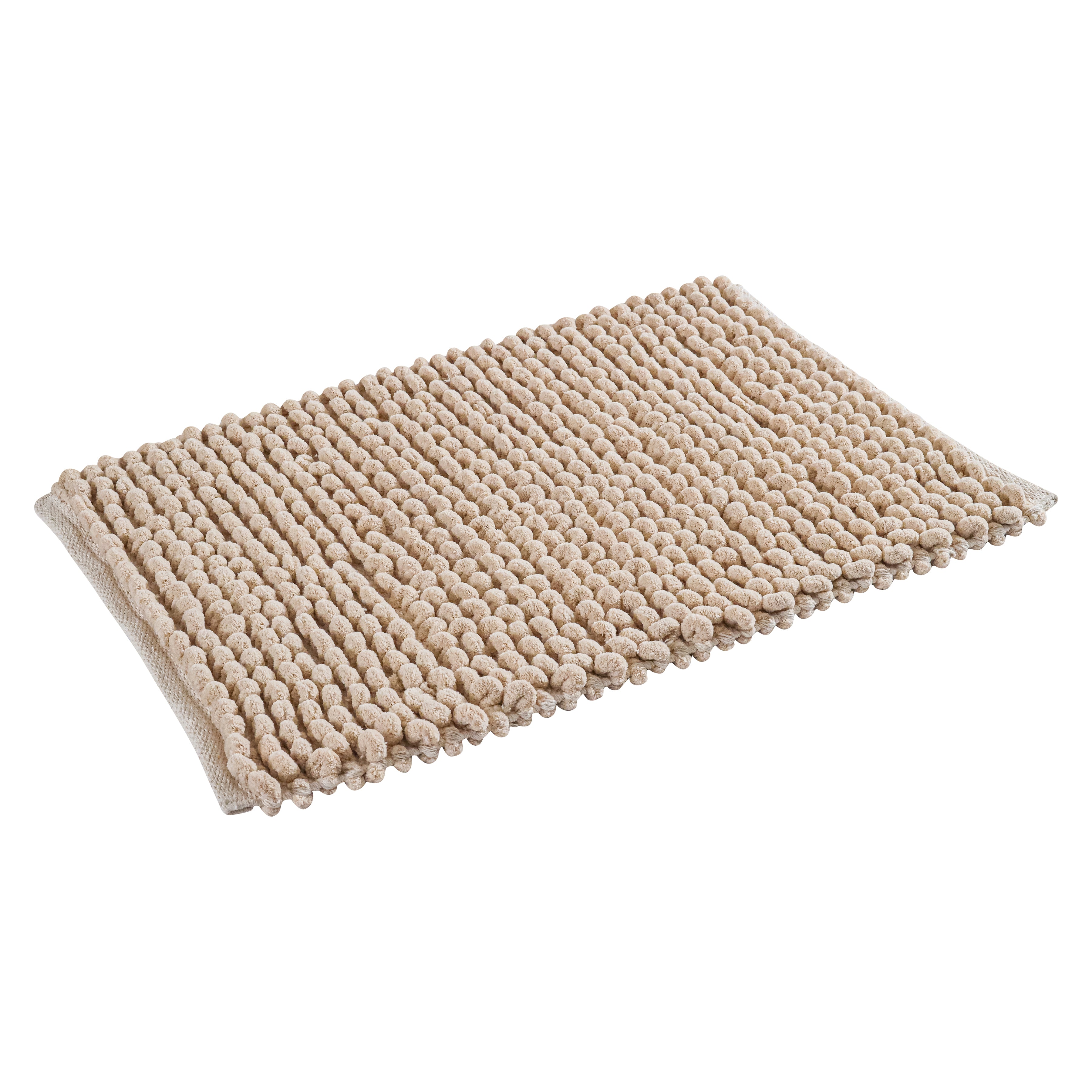 Bath Mat Rug 17x24 Honey Mustard, 100% Pure Cotton, Super Soft Bath Rug, Plush & Absorbent, Hand Tufted Heavy Weight Construction, Full Reversible Step Out Rugs