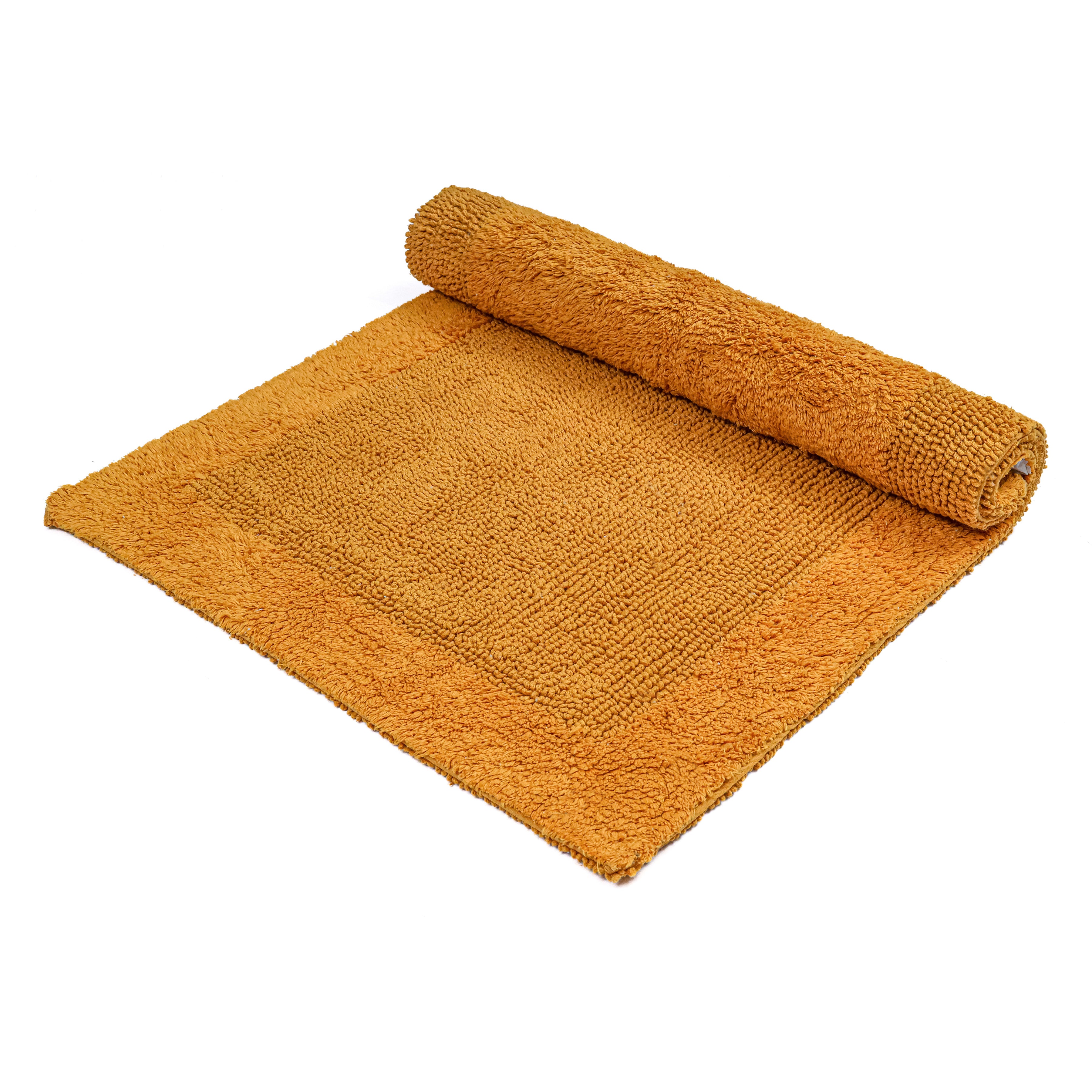 Savi Home Bath Mat Rug  100% Pure Cotton, Super Soft Bath Rugs, Plush & Absorbent, Hand Tufted Heavy Weight Construction, Full Reversible Step Out Rugs