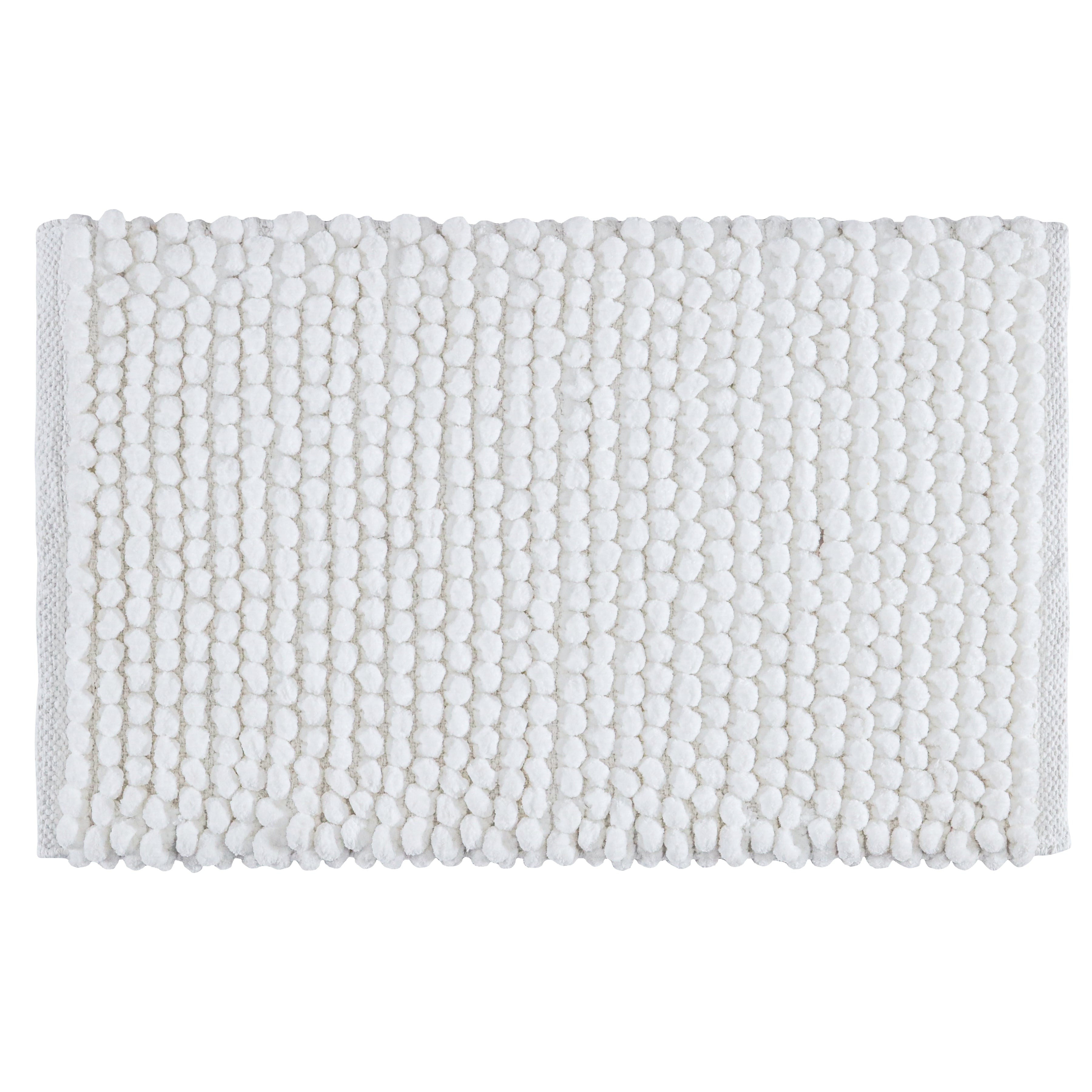 Bath Mat Rug 17x24 Honey Mustard, 100% Pure Cotton, Super Soft Bath Rug, Plush & Absorbent, Hand Tufted Heavy Weight Construction, Full Reversible Step Out Rugs