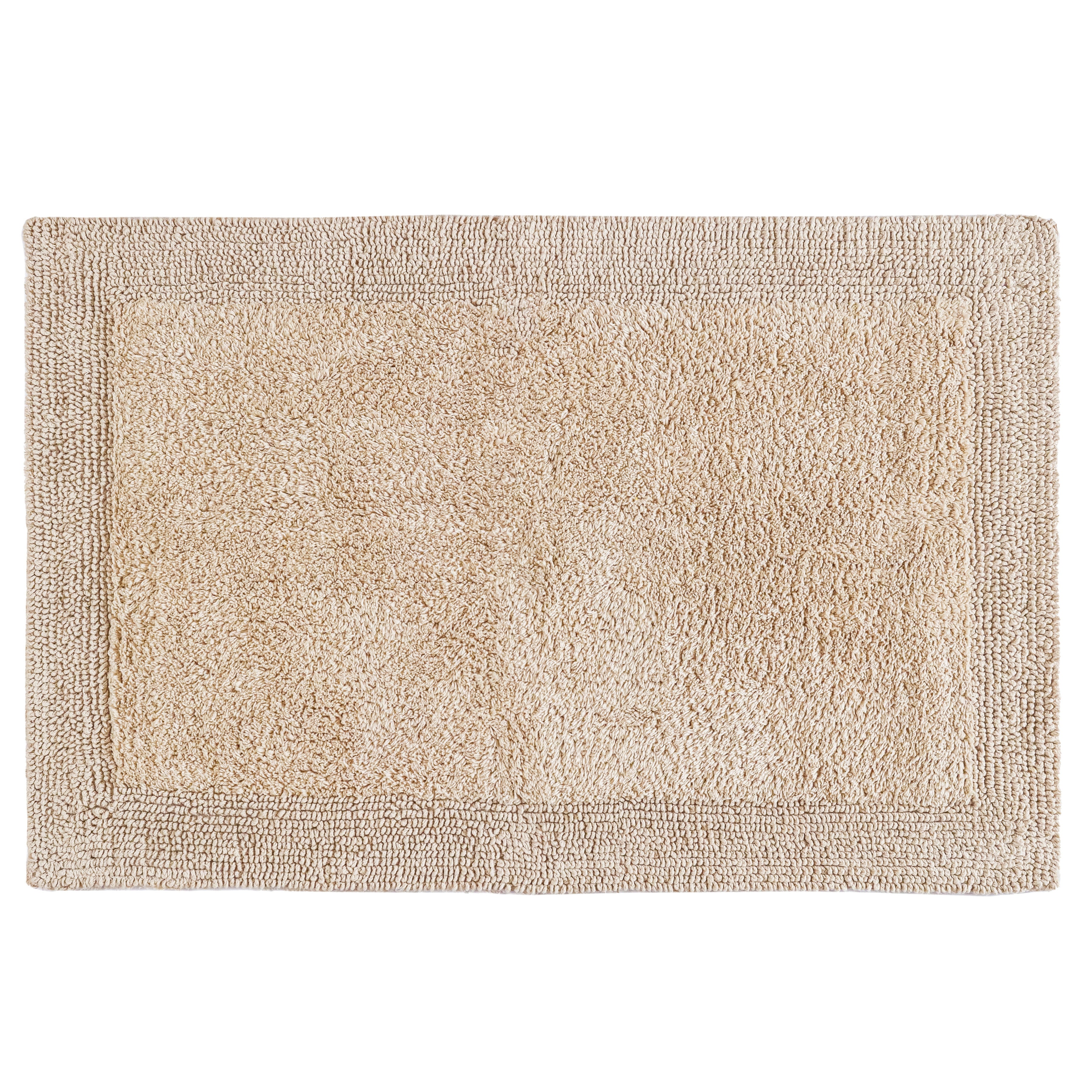 Savi Home Bath Mat Rug  100% Pure Cotton, Super Soft Bath Rugs, Plush & Absorbent, Hand Tufted Heavy Weight Construction, Full Reversible Step Out Rugs