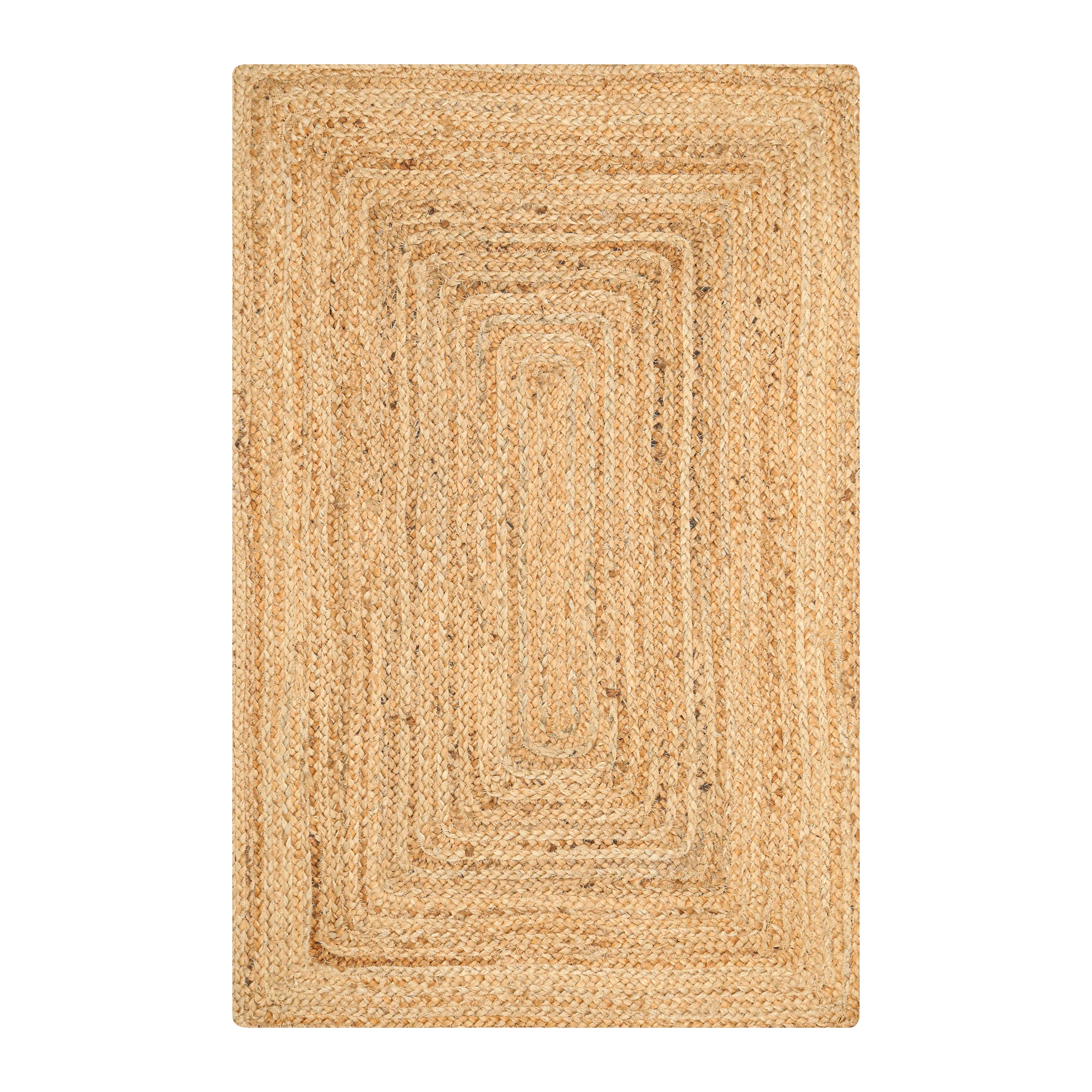 100% Jute Braided Placemats Reversible Farmhouse Vintage Jute Placemats for Dining Table, Perfect for Indoor Outdoor