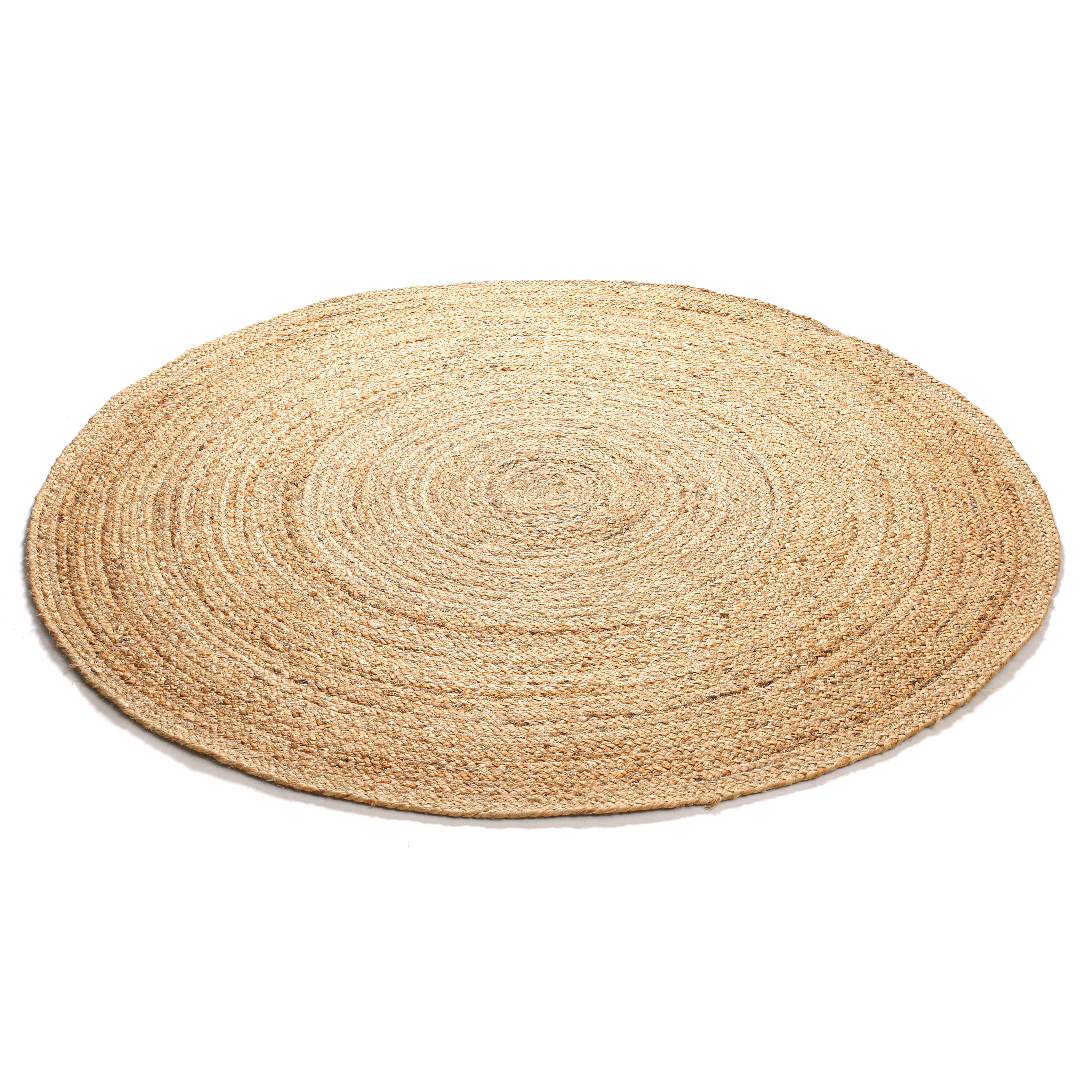 100% Jute Braided Placemats Reversible Farmhouse Vintage Jute Placemats for Dining Table, Perfect for Indoor Outdoor