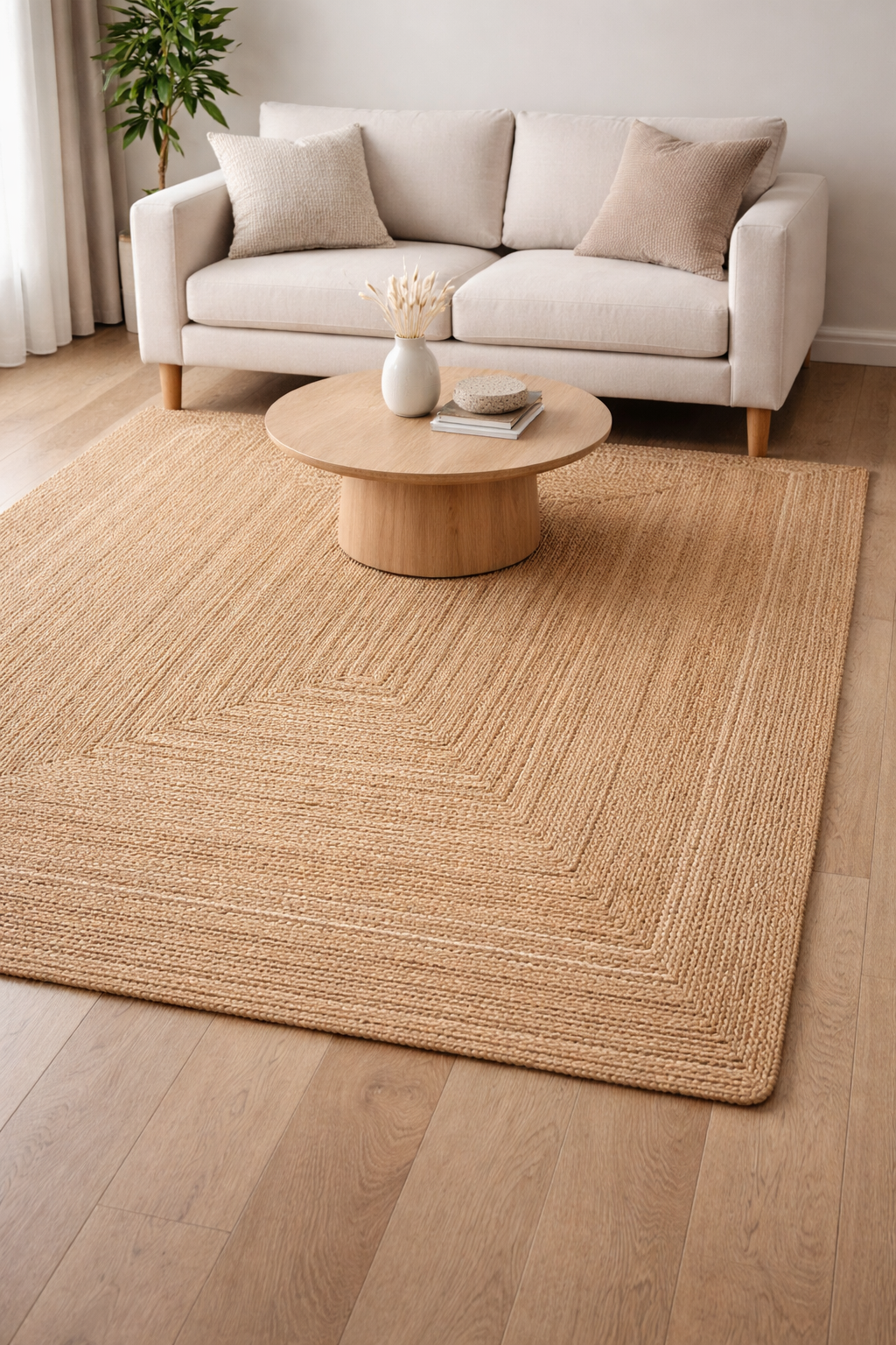 100% Jute Braided Placemats Reversible Farmhouse Vintage Jute Placemats for Dining Table, Perfect for Indoor Outdoor