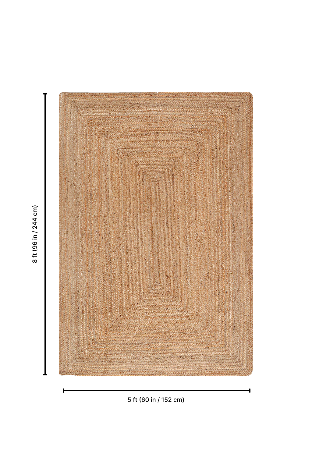 100% Jute Braided Placemats Reversible Farmhouse Vintage Jute Placemats for Dining Table, Perfect for Indoor Outdoor