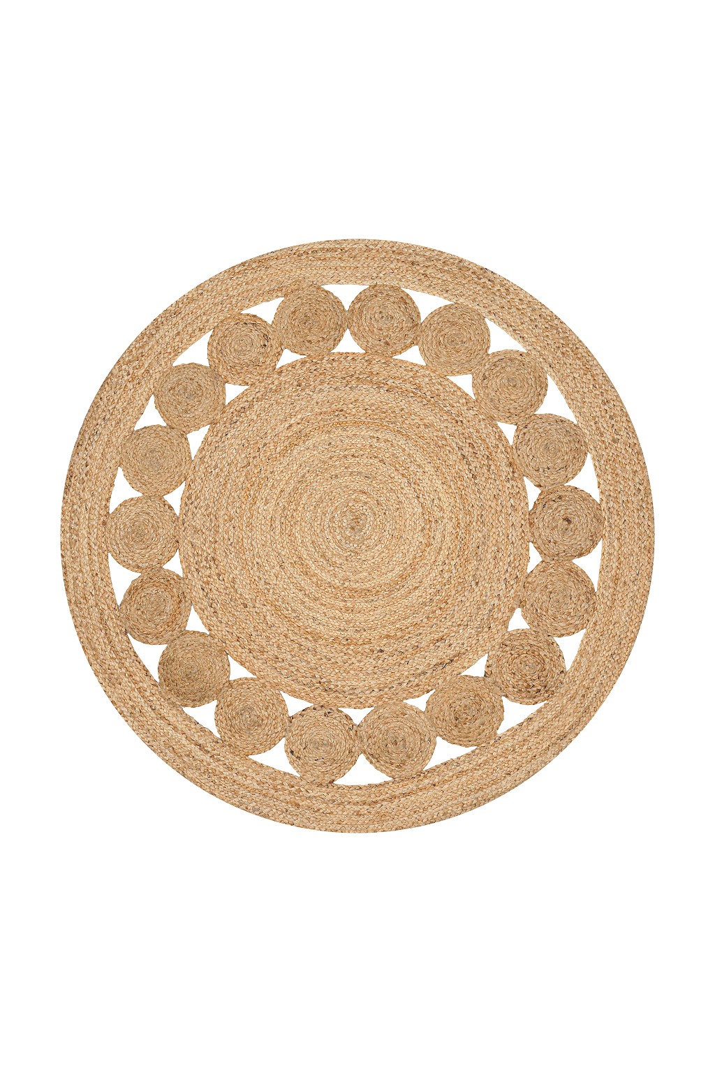 Jute Braided Dot Rug