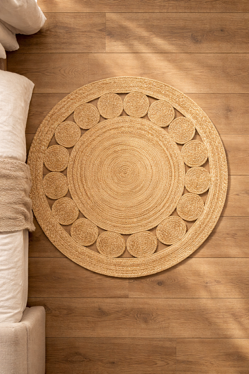 Jute Braided Dot Rug