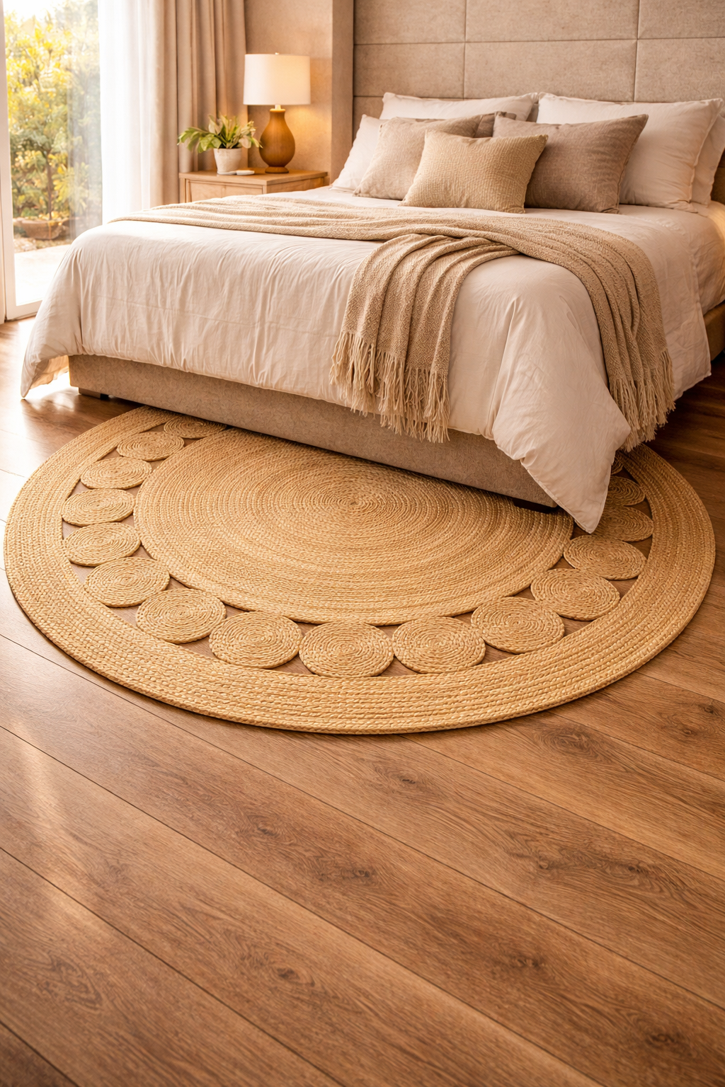 Jute Braided Dot Rug