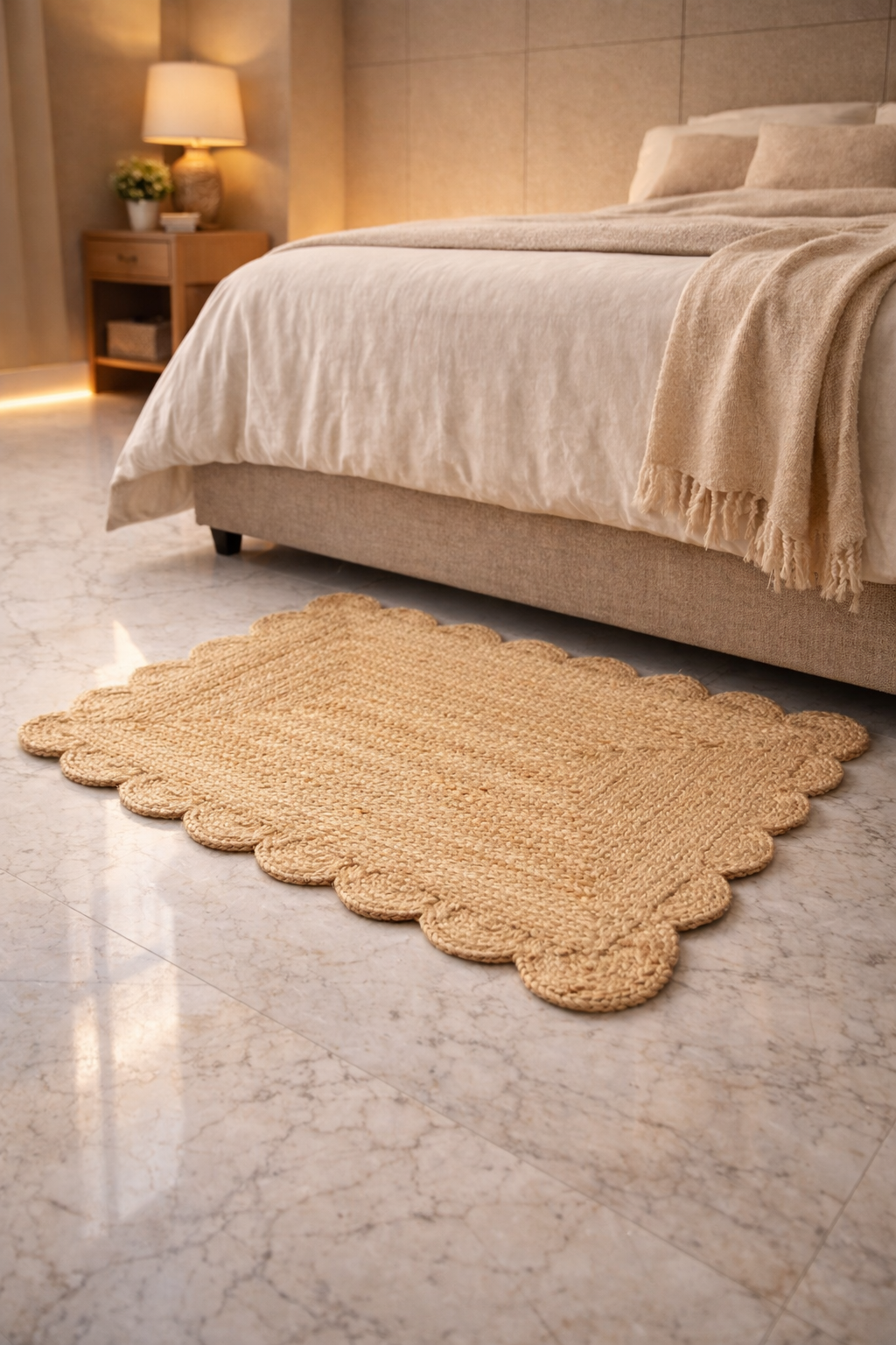 Jute Braided Scalloped Rugs