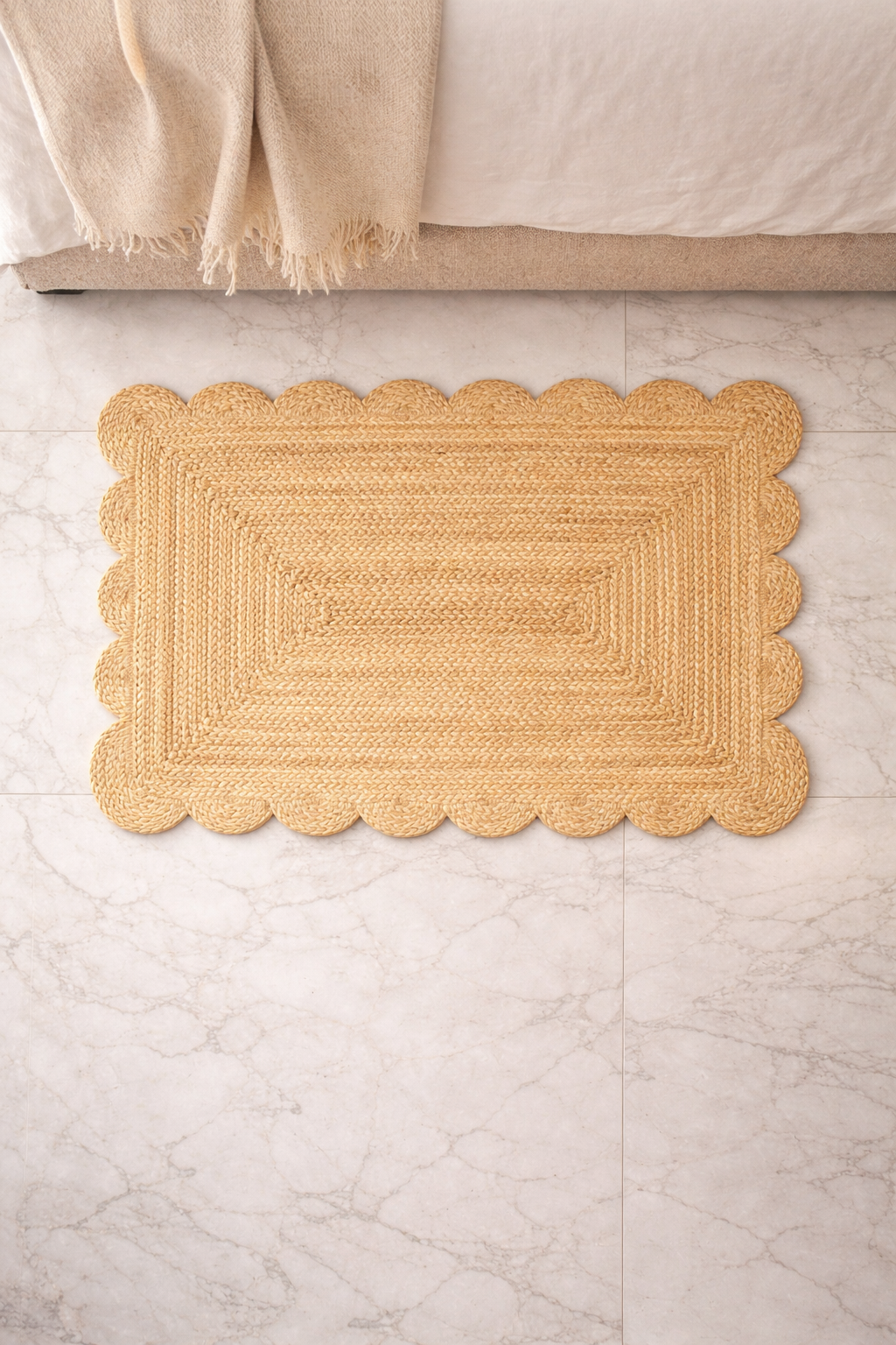 Jute Braided Scalloped Rugs