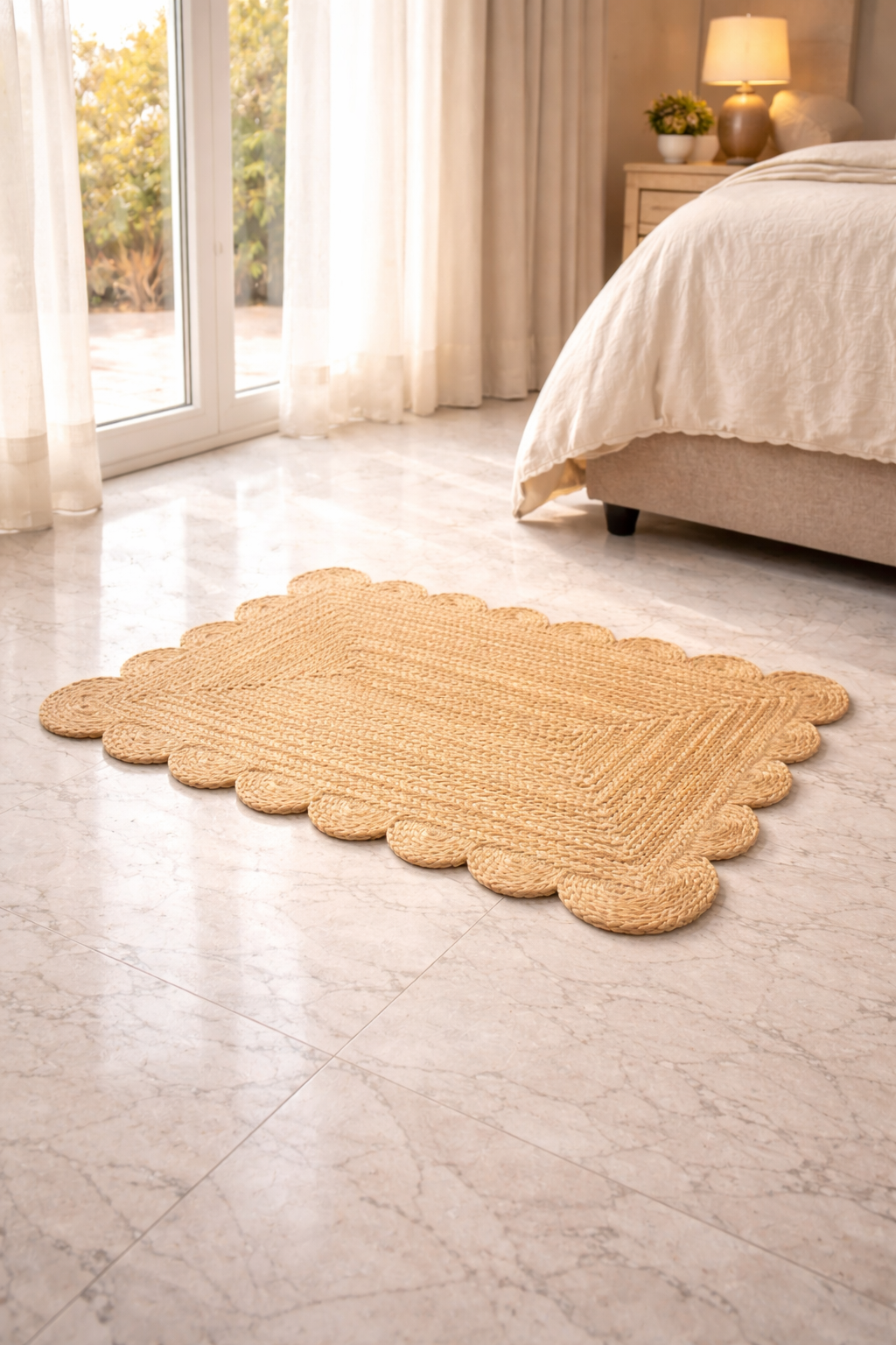 Jute Braided Scalloped Rugs