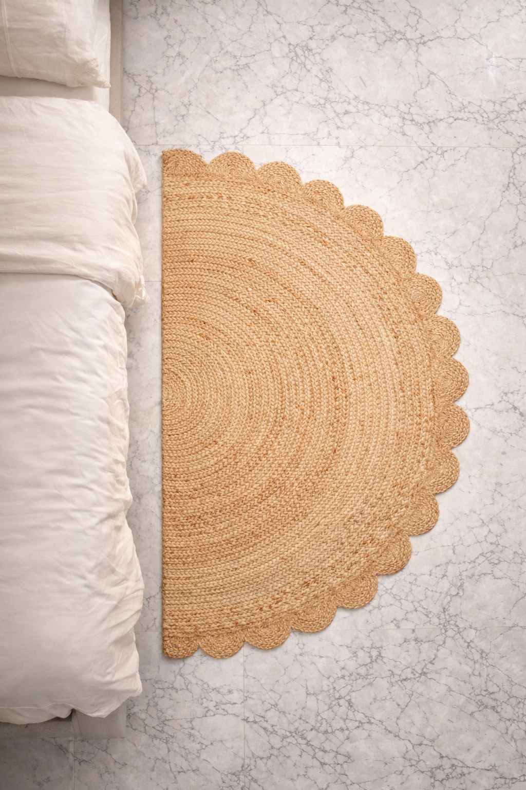 Jute Braided Scalloped Rugs