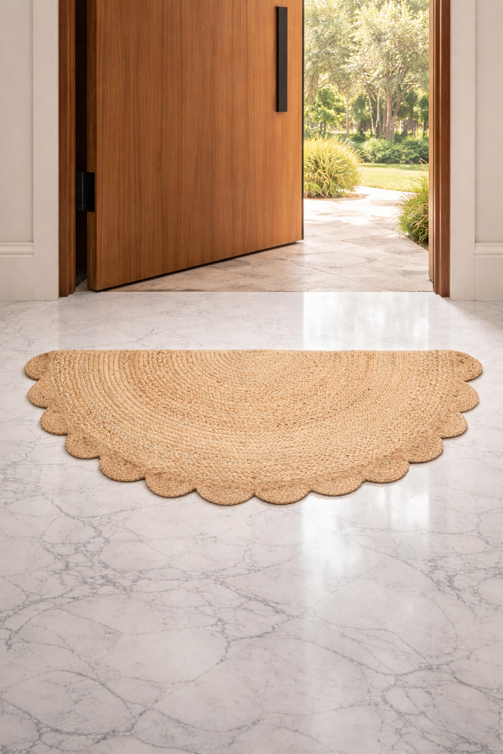 Jute Braided Scalloped Rugs