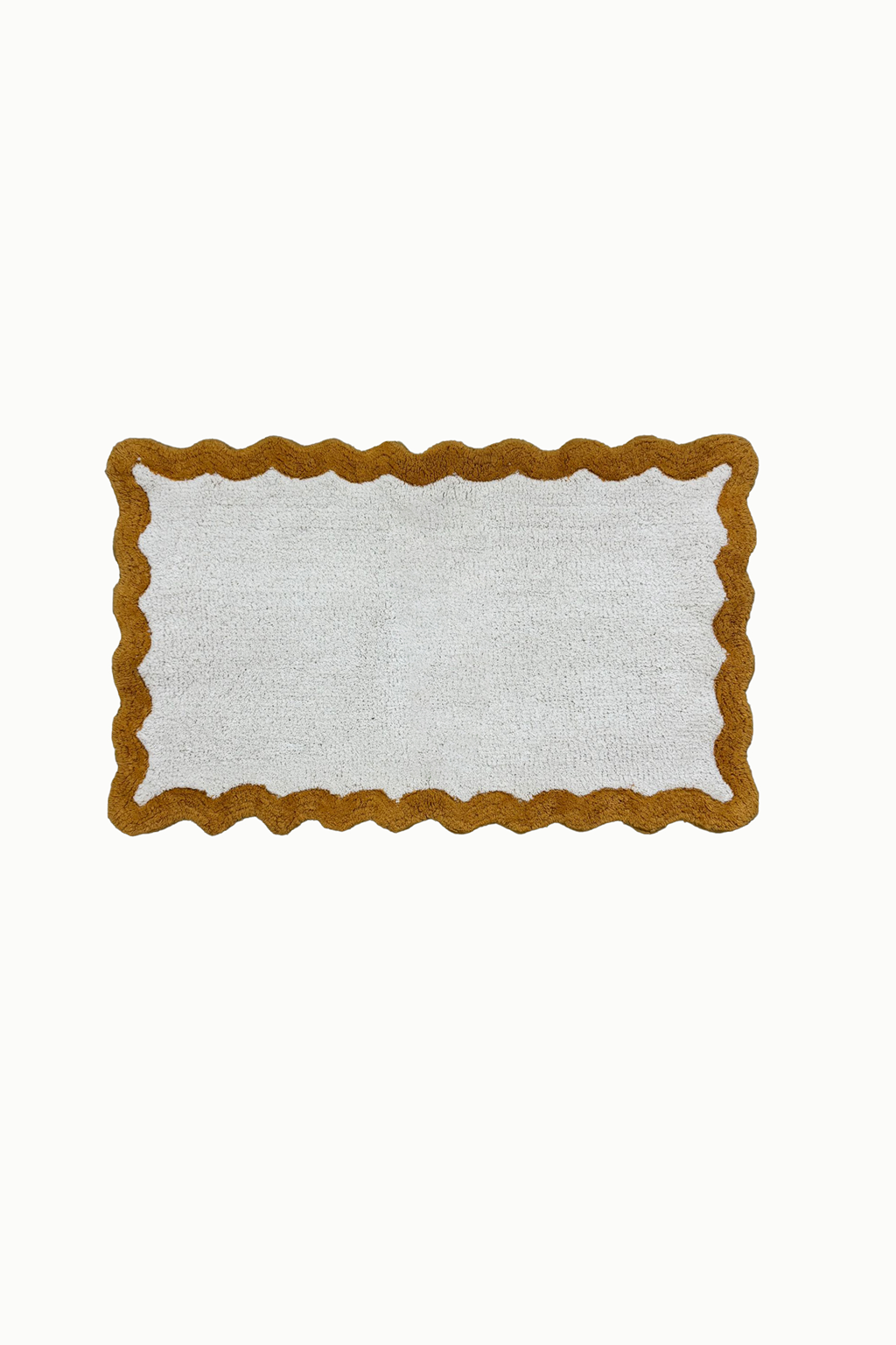 Cotton Scalloped Bathmat