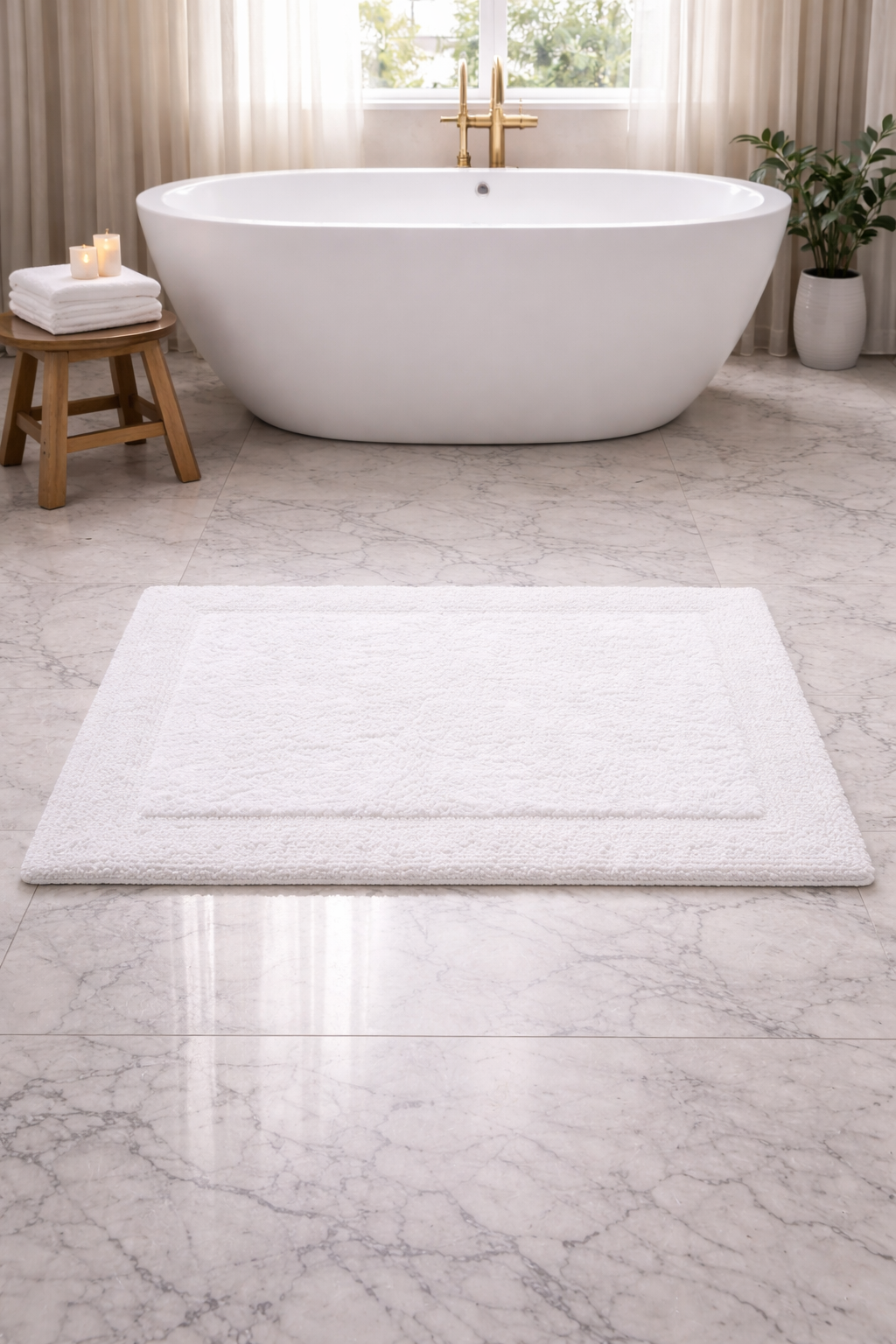 Cotton Reversible Bathmat