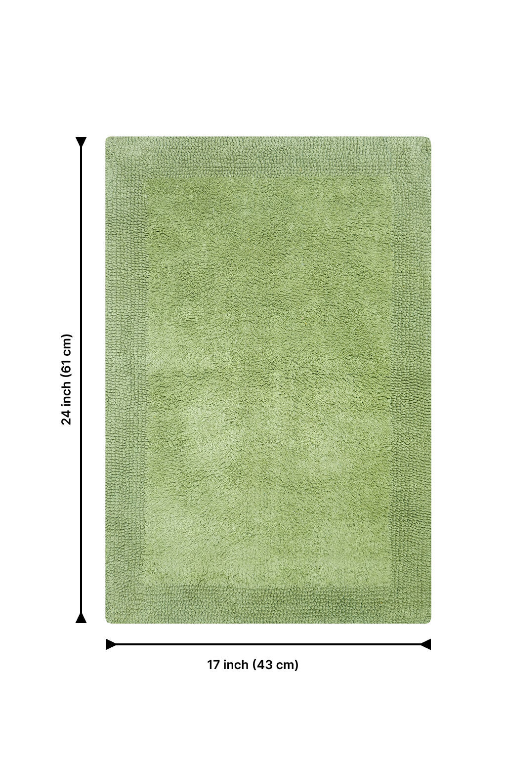 Savi Home Bath Mat Rug  100% Pure Cotton, Super Soft Bath Rugs, Plush & Absorbent, Hand Tufted Heavy Weight Construction, Full Reversible Step Out Rugs