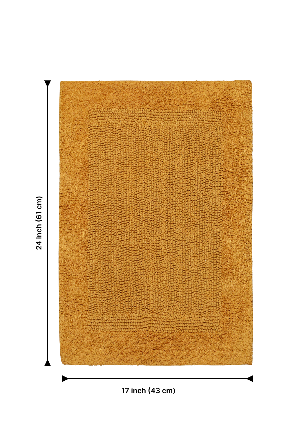 Savi Home Bath Mat Rug  100% Pure Cotton, Super Soft Bath Rugs, Plush & Absorbent, Hand Tufted Heavy Weight Construction, Full Reversible Step Out Rugs