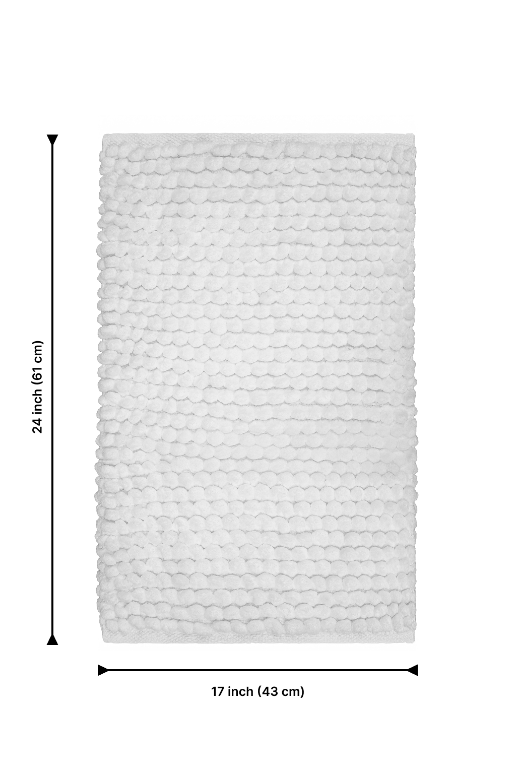 Bath Mat Rug 17x24 Honey Mustard, 100% Pure Cotton, Super Soft Bath Rug, Plush & Absorbent, Hand Tufted Heavy Weight Construction, Full Reversible Step Out Rugs